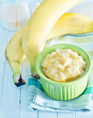 rice and banana for baby