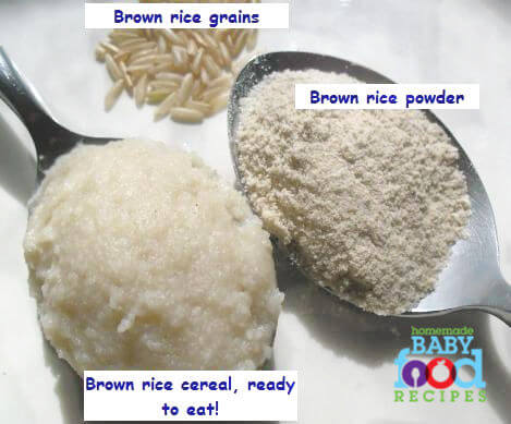 rice flakes for babies